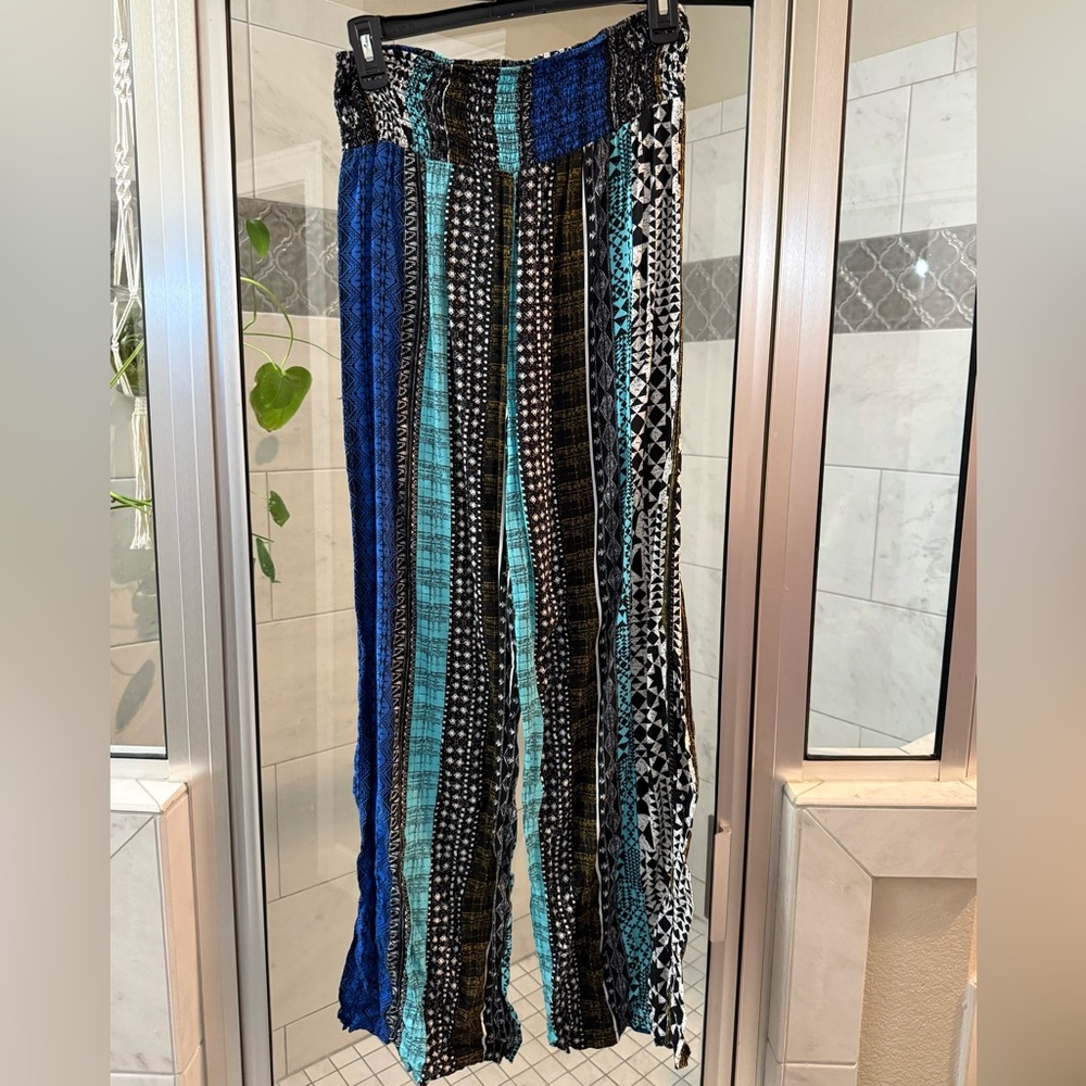 Boho Wide-Leg Pants